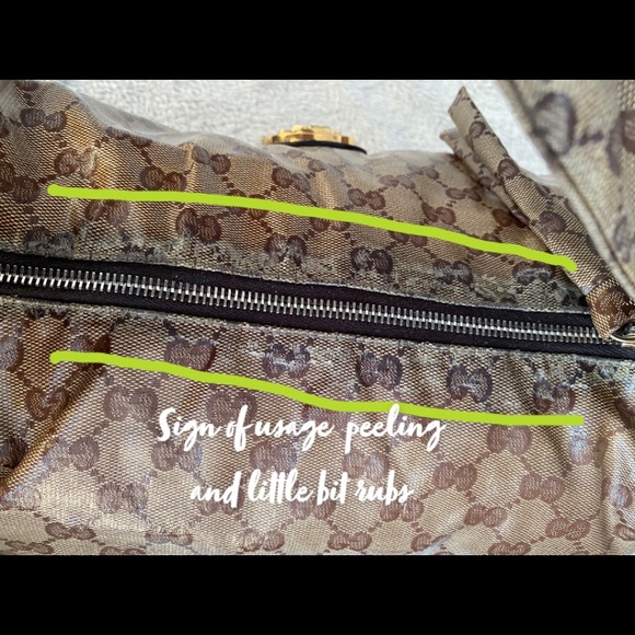 AUTHENTIC VINTAGE GUCCI CRYSTAL MONOGRAM HYSTERIA HOBO BAG - Picture 3 of 16